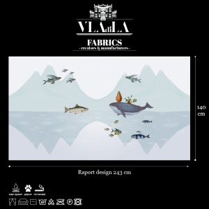 The Fish Can Fly Текстилен материал - Img 2