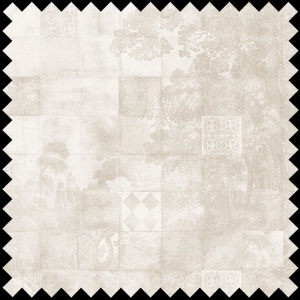 Tissu Azure Grove cream