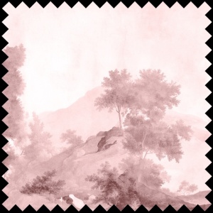 Tissu Celestial Breath rose