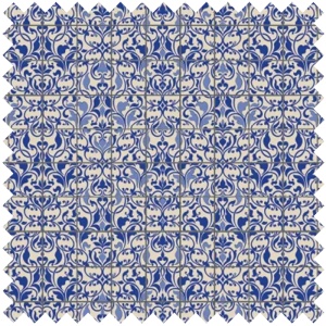 Tissu Porcelain Blue