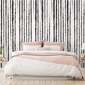 Vintage Stripes Papel pintado