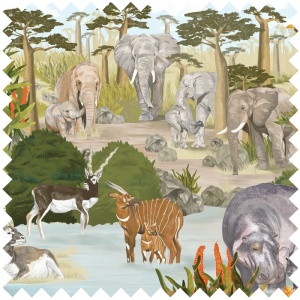 Wonderful Wilds in Color Fabric
