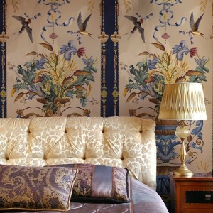 Обои Golden Thread (Night) 160 x 230 cm H - Linen