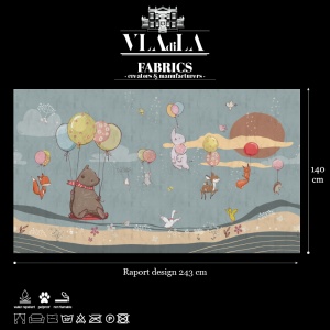 Balloon Party Текстилен материал - Img 2