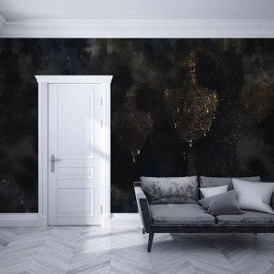 Chandelier Gold Тапет