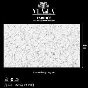 Fine Intaglio White Paper Текстилен материал - Img 2
