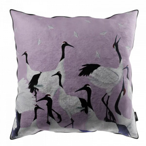 Grus Japonesis pink Kissen