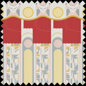 Material Textil Academy Theatre Pink