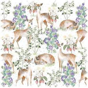 Material Textil Anca's Fawn In White - Img 1