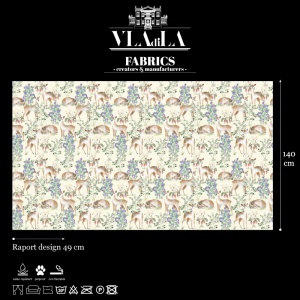 Material Textil Anca's Fawn In Yellow - Img 2