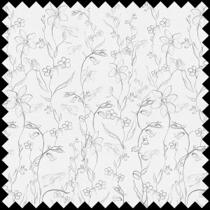 Material Textil Fine Intaglio White Paper