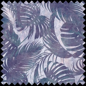 Material Textil Leaves Original Violet