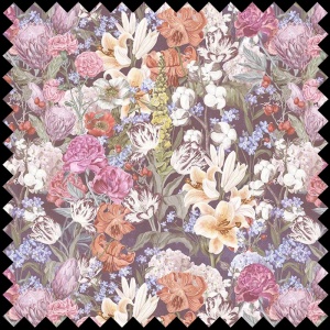 Material Textil Primavera Pastel Flowers (Dark)