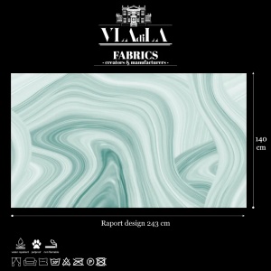 Material Textil Turquoise dream - Img 2
