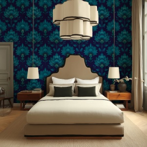 Ophelia's Veil carpet blue