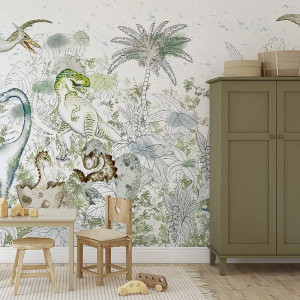 Papier peint Animaux Enfant David's Dino In Color – VLAdiLA