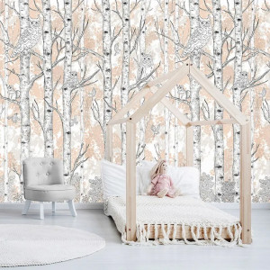 Papier peint Animaux Enfant Sarah's Guardians-Day Time In Pink – VLAdiLA