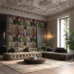 Papier peint Bois Floral Lady Antonia Fraser – VLAdiLA