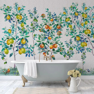 Papier peint Floral Noble Citrus Garden – VLAdiLA