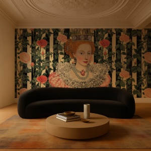 Papier peint Floral Noble Lady Emily – VLAdiLA