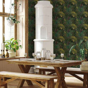 Papier peint Jungle Nature Leopard Palms – VLAdiLA