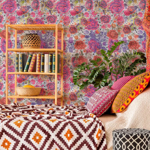 Papier peint Moderne Floral Mestesug (luminos) – VLAdiLA