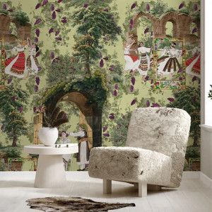 Papier peint Nature Luxe Amurg (verde) – VLAdiLA