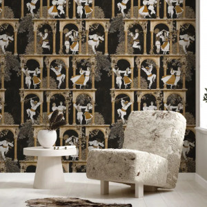 Roata de la Runc (Rugina) Carta da parati