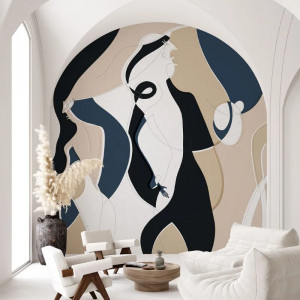 Rumors Navy Papier Peint