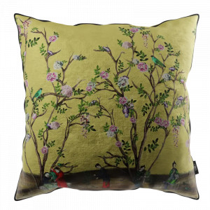 Scenes from Life yellow Coussin