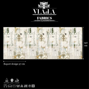 Silver Fountain Текстилен материал - Img 2