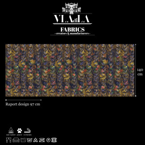 Spovedanie (albastru) Fabric - Img 2