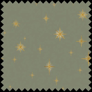 Stars Olive Classic Fabric
