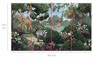 Tapet The Secret Graden 416 x 247 cm H - Linen - Img 2