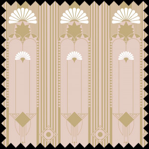 The Delano (Golden Rose) Текстилен материал - Img 1