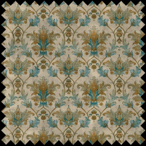Tissu Empire bloom fawn