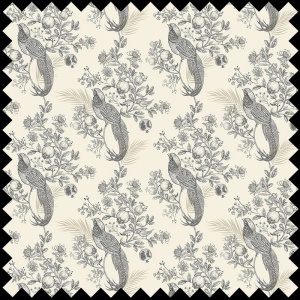 Tissu Pomegranate Garden In Grey
