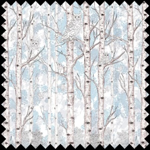 Tissu Sarah's Guardians-Day Time In Blue