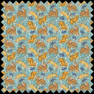 Tissu Waghoba Teal