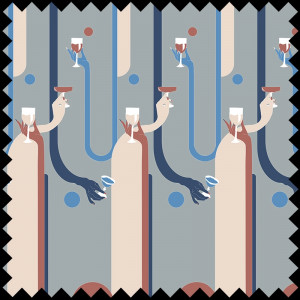 Ткань Hollywood Western Building - Img 1