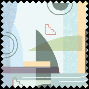 Ткань La mer - Img 1