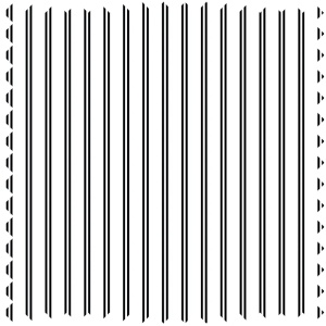 Black and White Stripes Текстилен материал - Img 1