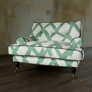 Brushstroke Light Green Armchair