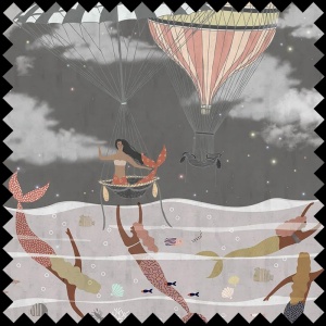 Can Mermaids Fly Fabric