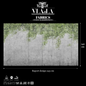 Concrete Vine Текстилен материал - Img 2
