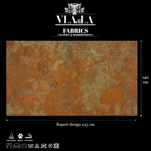 Coppery Aura Текстилен материал - Img 2