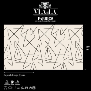 Doodle (italics) Текстилен материал - Img 2