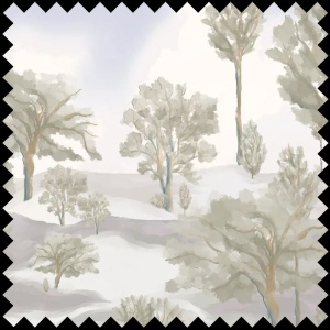 Foggy forest (light) Fabric