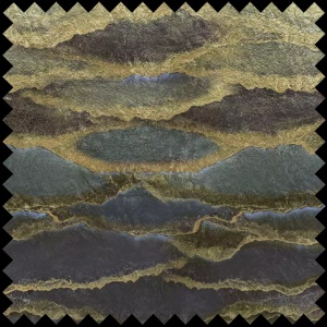 Goldleaf Ripples Fabric