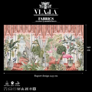 Indoor Tropicality Текстилен материал - Img 2